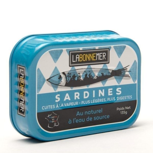 Sardines au naturel à l'eau de source - La Bonne Mer