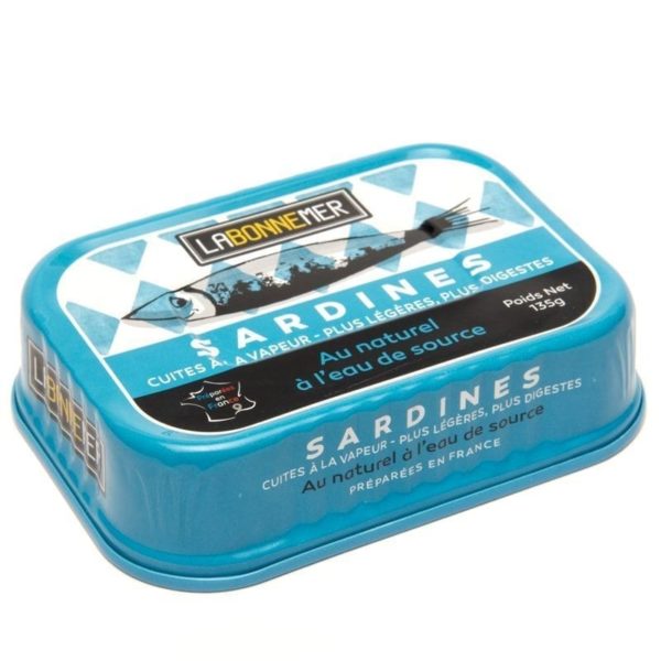 Sardines au naturel à l'eau de source - La Bonne Mer