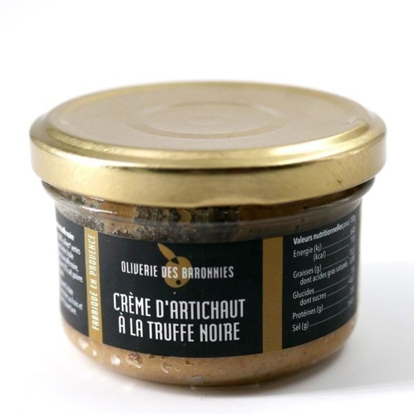 Crème d'artichaut à la truffe noire