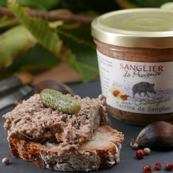 Terrine de sanglier aux châtaignes