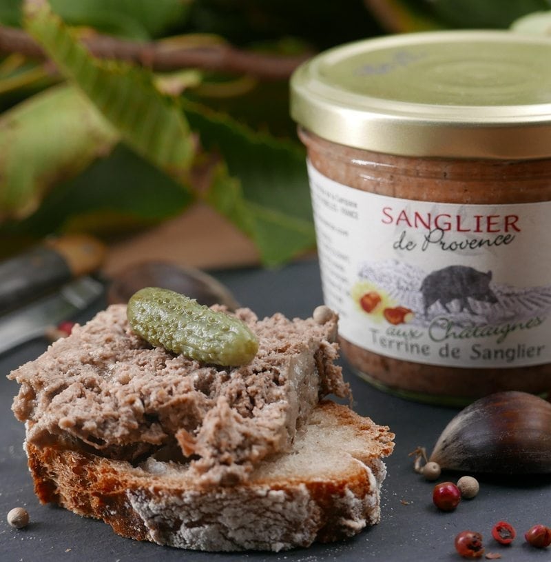 Terrine sanglier Provence châtaigne