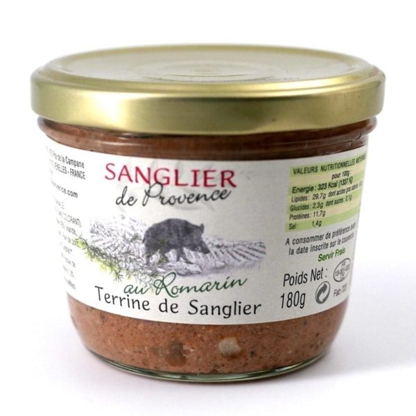 Terrine de sanglier au romarin
