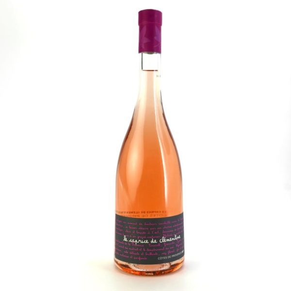 Vin rosé Le Caprice de Clémentine du Château Les Valentines
