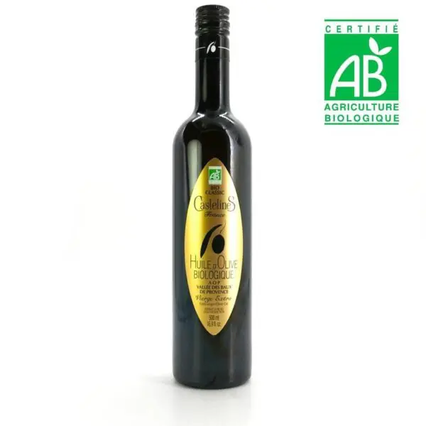 Huile d'olive Castelines classic Bio AOP - Moulin Castelas