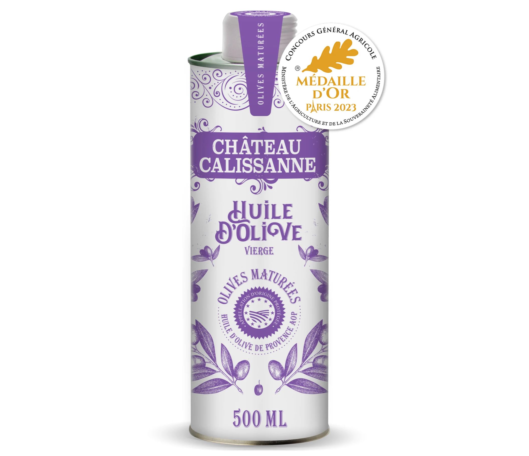 Cápsula de coleta - Huile d'olive du Château Calissanne