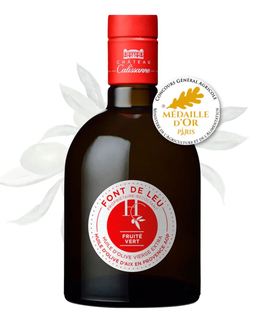Olive oil make Leu de Provence Château Calissanne