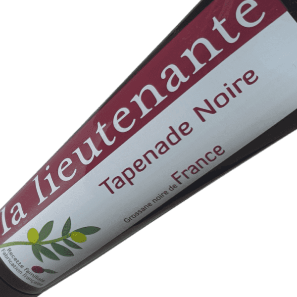 Tapenade noire vallée des Baux de Provence - La Lieutenante