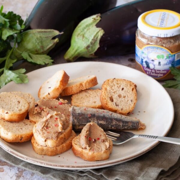 Crème de sardine à l'aubergine - Les Belles de Marseille