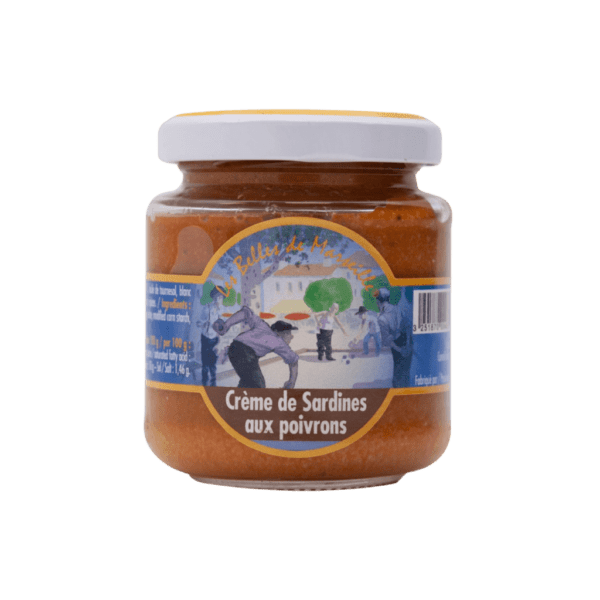 Crème de sardine aux poivrons - Les Belles de Marseille