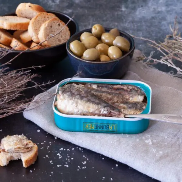 Sardines à l'huile d'olive et fleur de sel - La Bonne Mère